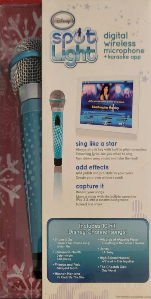 Micrófono karaoke Disney Spotlight DS61 para iPad  Foto 2 de 2