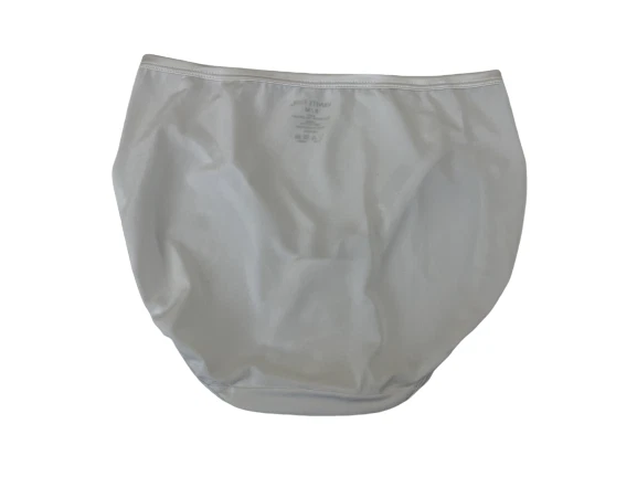 2 bragas blancas de nailon de corte alto Vanity Fair Illumination Foto 4 de 4