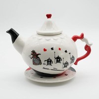 Disney Teekanne Alice Im Wunderland Queen Of Hearts Abystyle