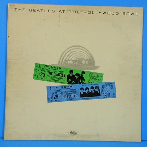 THE BEATLES AT THE HOLLYWOOD BOWL LP 1977 ORIGINAL PRESS NICE CONDITION VG/VG!!A