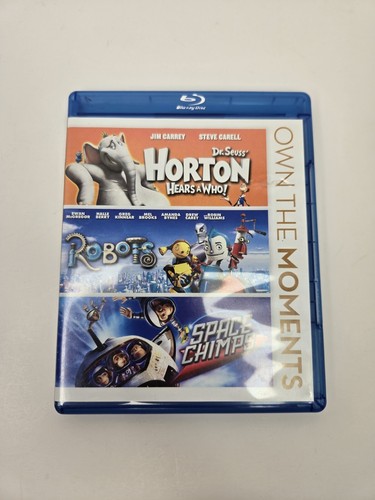 DR. SEUSS: Horton Hears a Who / Robots / Space Chimps (Blu-ray 2012, 3-Disc Set) - Picture 18 of 21