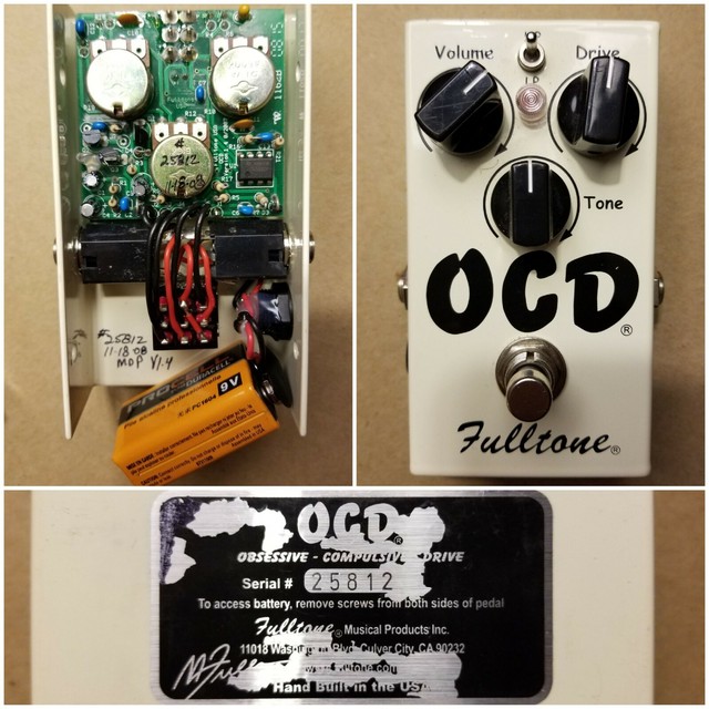 Fulltone Obsessive Compulsive Drive OCD Guitar Effect Pedal (v1.4) eBay