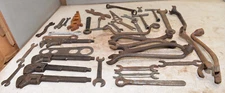 35 antique wrenches 20 Ford script model AT automotible collectible mechanic lot