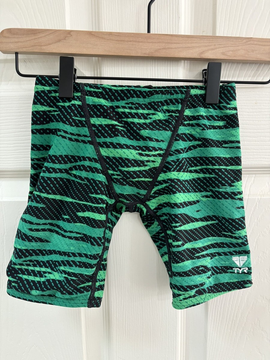 TYR Boys Size 22 (Small 6/7) Jammer Crypsis Durafast Elite