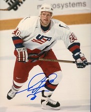 Gary Suter Autographed 8x10 USA National Hockey  Free Shipping #S2955