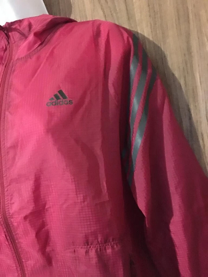 ADIDAS Run Icons 3-Stripes Hooded Running Windbreaker - XS - £80 - Image 4 of 4