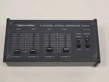 Realistic 4-Channel Stereo Microphone Mixer 32-1105