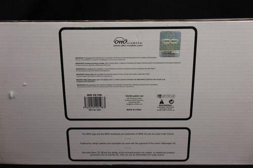 OTTO MOBILE BMW E38 750 iL Blue 1:18 LE 2000 pcs! #606 - Picture 4 of 4