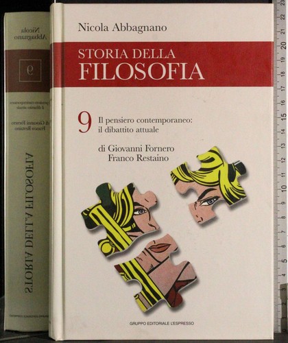 GESCHICHTE DER PHILOSOPHIE VOL 9. NICOLA ABBAGNANO. L'ESPRESSO.