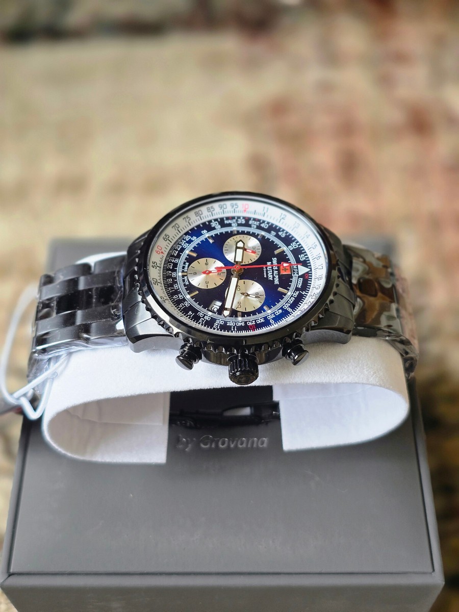 Swiss Alpine Military 7078.9175 Chrono Men`s 45mm 10atm for sale