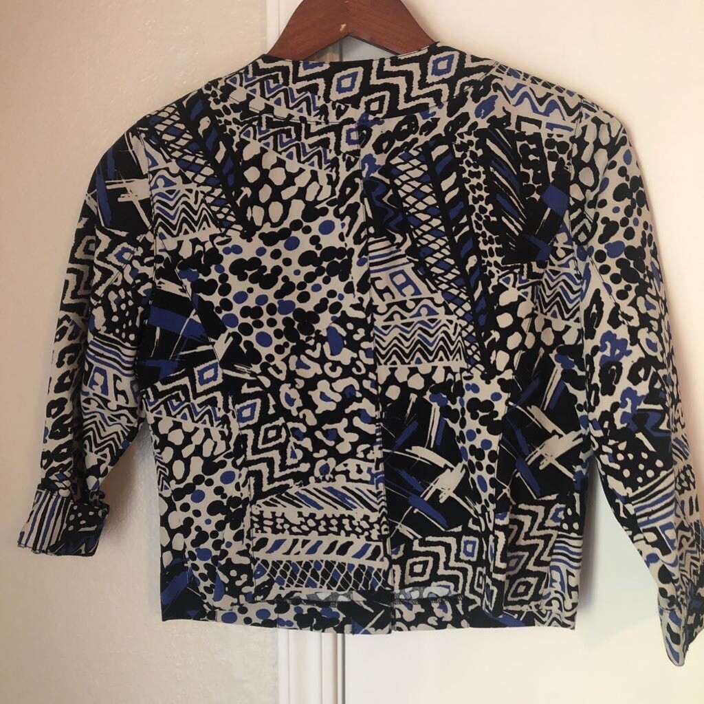 Ruby Rd. Womens Blazer Jacket Multicolor Abstract… - image 4