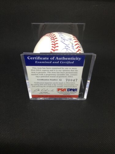 Joe Morgan HOF ‘90 MVP + ‘76 stat inscription Signed OMLB ball PSA COA *RARE* 🔥 - Picture 3 of 6