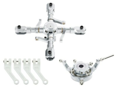 Microheli CNC Aluminum Quad Blade Conversion Set (For MH-M2EX001Q Series)