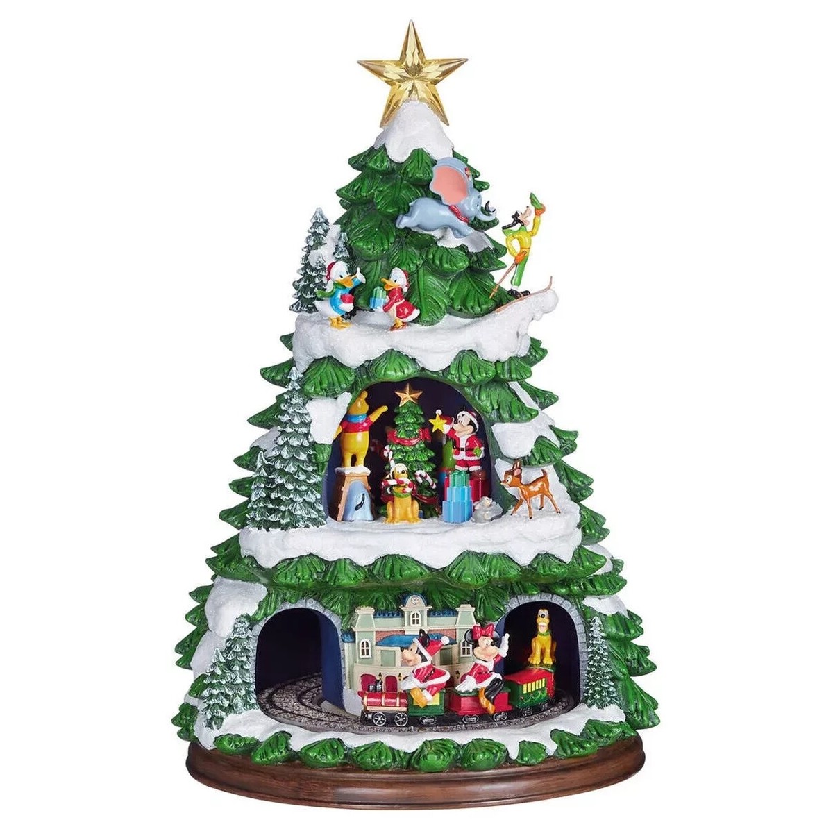 DISNEY 17 INCH ANIMATED CHRISTMAS TREE W/ HOLIDAY MUSIC 1487008