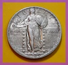 1920-P AU Standing Liberty Quarter ( Includes Video)