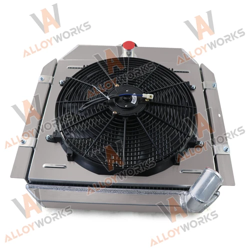 4 Row Radiator Shroud Fan For 1941-1949 International K1 K2 K3 KB1 KB2 Pickup - Picture 10 of 12