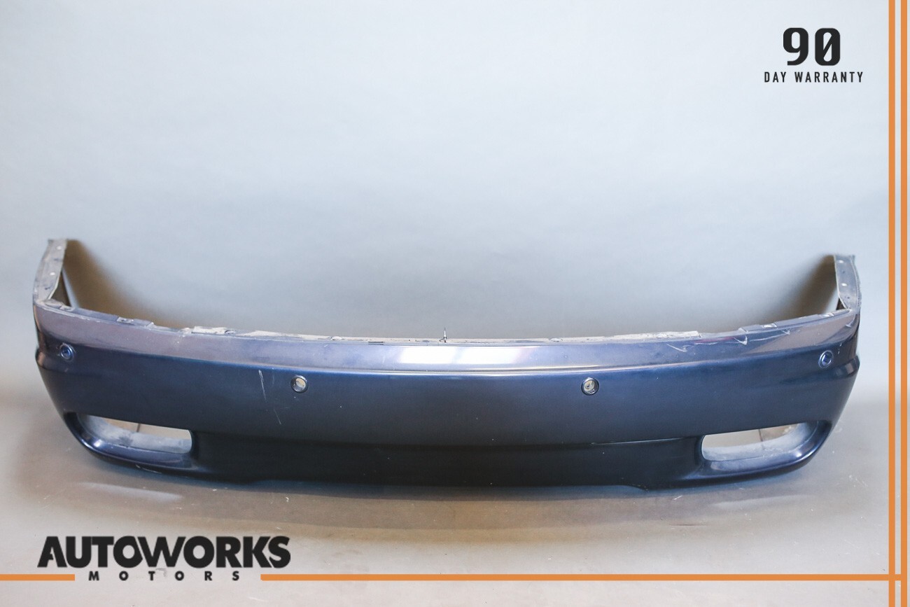 03-08 Maserati Quattroporte M139 Rear Bumper Cover Panel Blue Nettuno OEM