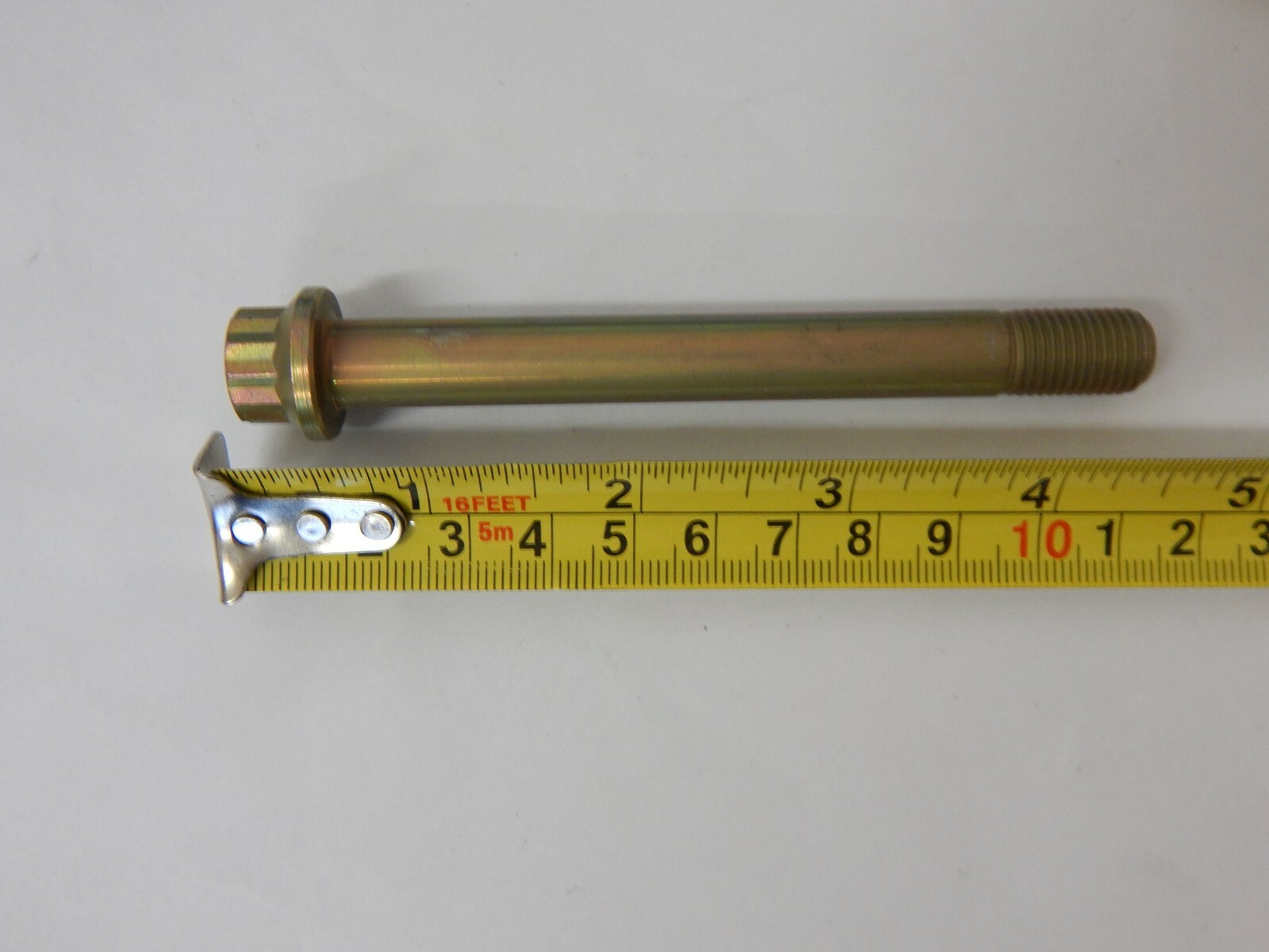 2 x Double Hex Head Aircraft Bolts, 7/16" UNF, 4.0" Length, A228L52