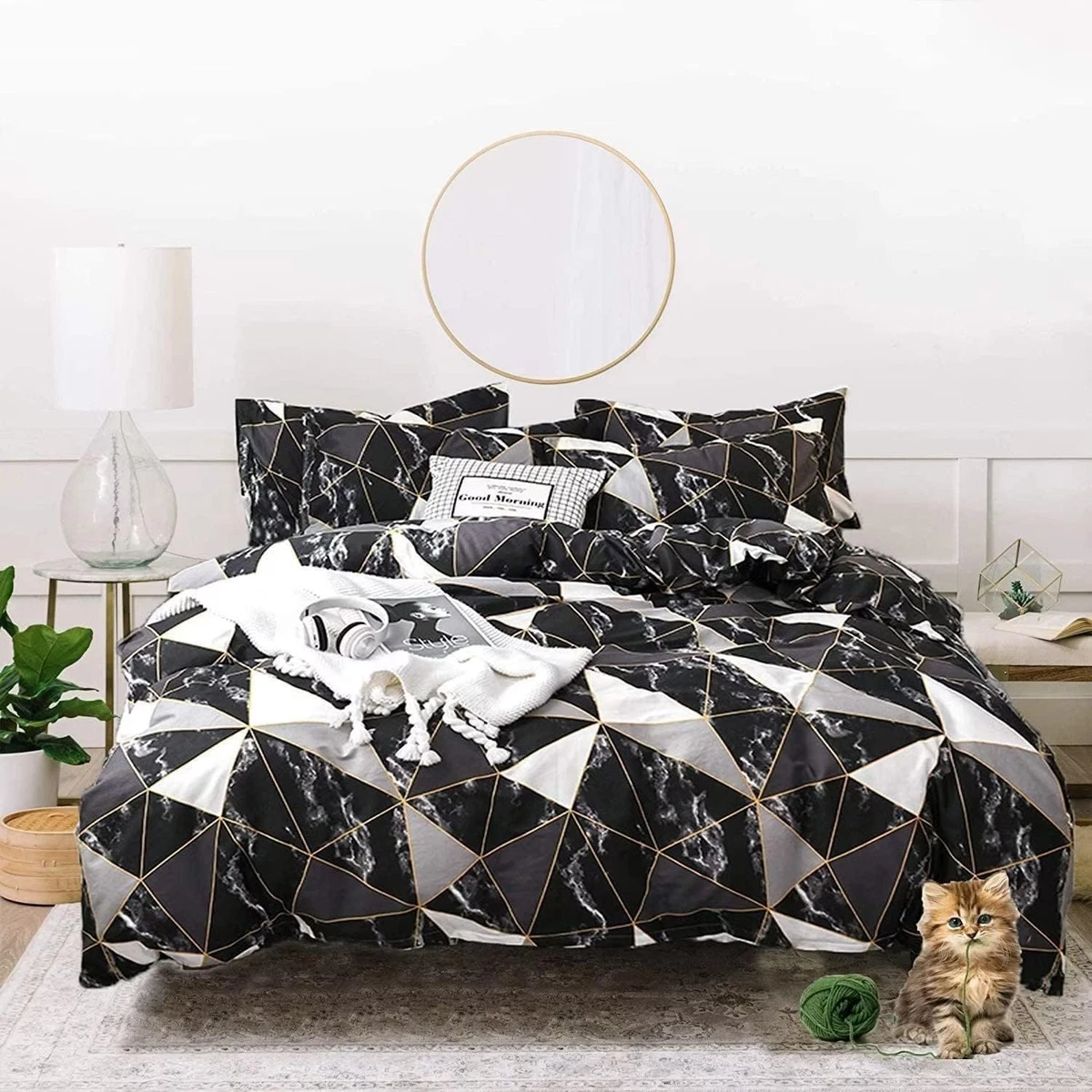 Black Comforter Set Queen White and Black Comforter Queen Size