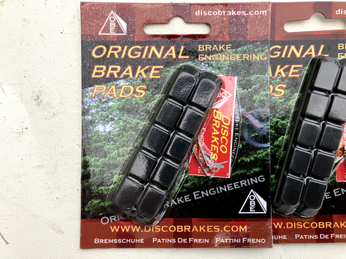 3 pairs Replace Black standard rubber Pads V Brakes Shimano XTR XT SRAM Avid LX - Picture 2 of 3