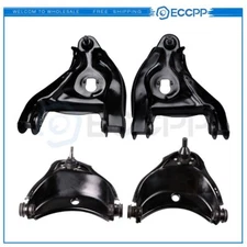 4PC Front Upper Lower Control Arm for Chevy Express Tahoe GMC Savana Yukon 2WD