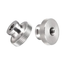 M6 Knurled Thumb Nuts FOR 3D Printer Parts 304 Stainless Steel Round Knobs 4PACK