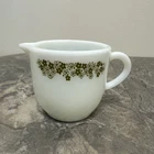 Vintage Pyrex Crazy Daisy Spring Blossom Creamer Pitcher 2.75” Tall EUC