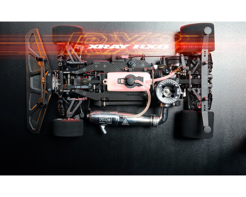 XRAY RX8 2026 1/8 Nitro On-Road Car XRA340010  - Bild 3 von 4