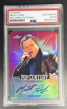 Meatloaf Signed Autograph Original Pop Century PSA/DNA COA Slabbed Trading Card