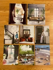 Lot of 8 CB2 Furniture Catalog Luxury Modern Wood Home Decor MCM Metal 2020 2021