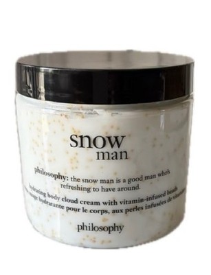 Philosophy SNOW MAN Hydrating Body Cloud Cream 16 Fl Oz NEW