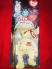 Ty Beanie Babies Glory the Bear McDonald  s Fast Food Premium on Card 1999