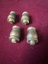 Set of 4 Vintage Wuba Warmink Zaanse Clock Case Pillars / Spacers (1")