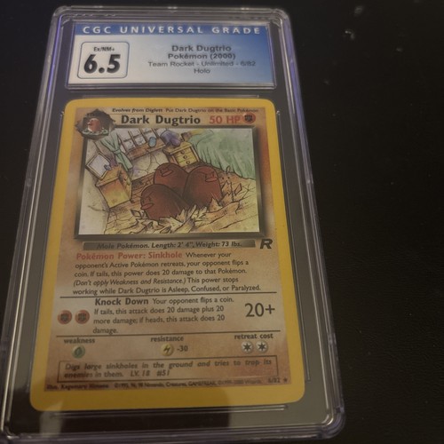 Dark Dugtrio (Unlimited) graded CGC 6.5 for sale on eBay