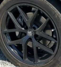 2021 Stelvio OE Wheel Road 20x8-1/2 5 Spoke Y Design Opt Wh7 Miron Black Alfa