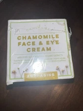 New/Sealed CALILY LIFE CHAMOMILE FACE & EYE CREAM Dead Sea Minerals 1.7 oz