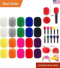 Microphone Covers Foam,20 Pack Thick Handheld Stage Microphone Windscreen Mic...