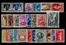 Belgium Semi-postal stamps lot, Used, 1939-1946
