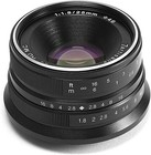 Lente fija de enfoque manual 7artisans 25 mm F1.8 para Sony E-Mount APS-C (Negro)