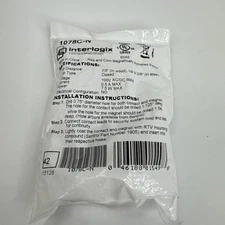 (PACK OF 2) Door Contact Interlogix 1076C-N Door White Magnetic