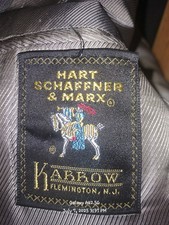 Brown hart schaffner marx suit 46R