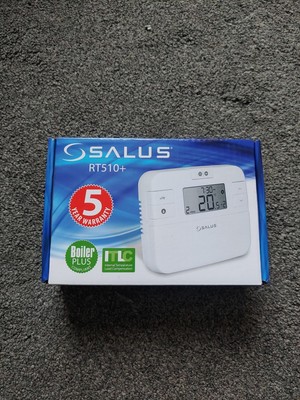 SALUS RT510+ 7 TAGE PROGRAMMIERBARER DIGITALER RAUMTHERMOSTAT BOILER PLUS