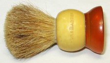 Vintage Pure Badger Genuine Rubberset Shaving Brush Lucite Base