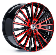 2x RH Alurad WM Flowforming color polished - red 9x20 ET 26 LK 5x112