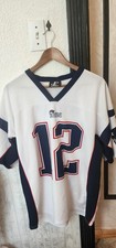 VTG 2000 NFL Logo Athletic New England Patriots Tom Brady Jersey 12 Men L White