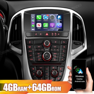 4+64GB Android 15 Autoradio Carplay Für Opel Astra J 2010-2014 GPS Navi WIFI RDS