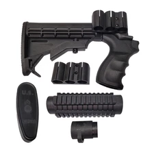 ProMag PM111F Mossberg 500/590 Stock Set with Shell Carrier - Black