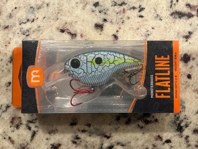 Monsterbass Flatline-54 Sexy Cracks 5/8oz 2.67   fishing lure NIB