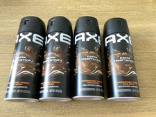 4 AXE Dark Temptation Deodorant Body Spray Irresistible For Men 4 fl oz / 113 g