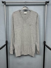 Lacoste Mens V-Neck Wool Sweater Size 6 XL